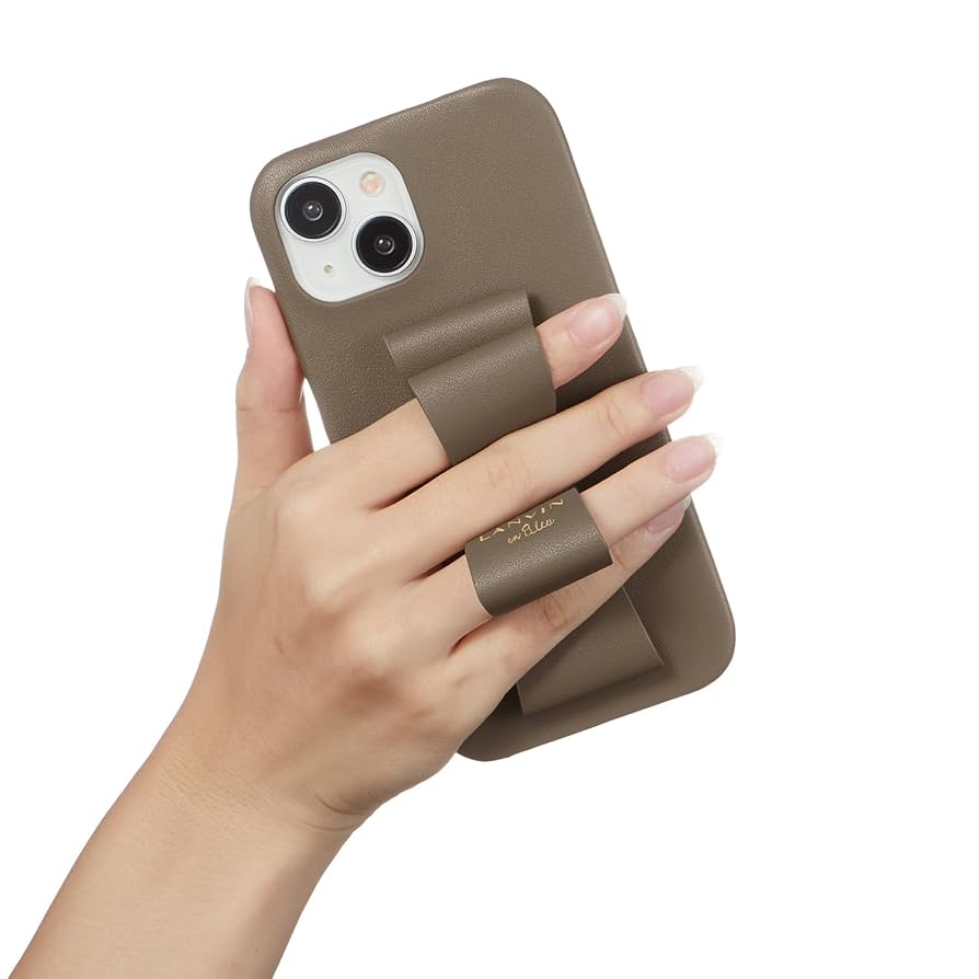 Amazon.co.jp: [LANVIN en Bleu] iPhone 15 スリムラップケース